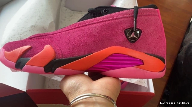 Cheap Husky (W) 14 DH4121-600 Retro Shocking Low Jordan Pink 0707
